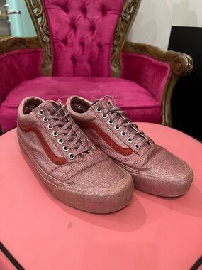 Opening ceremony vans Glitter Pink Low-Top Sneakers
